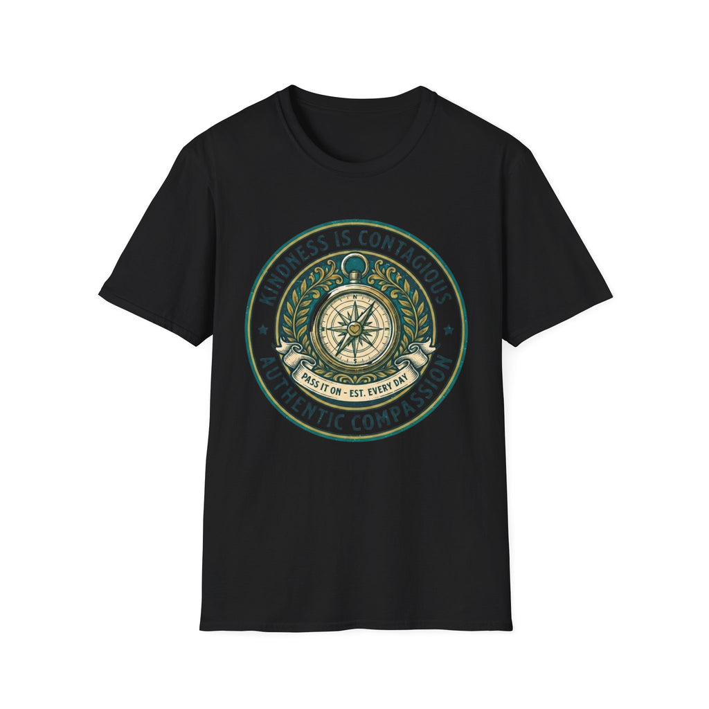 Kindness Is Contagious T-Shirt —Emblem & Compass (20)