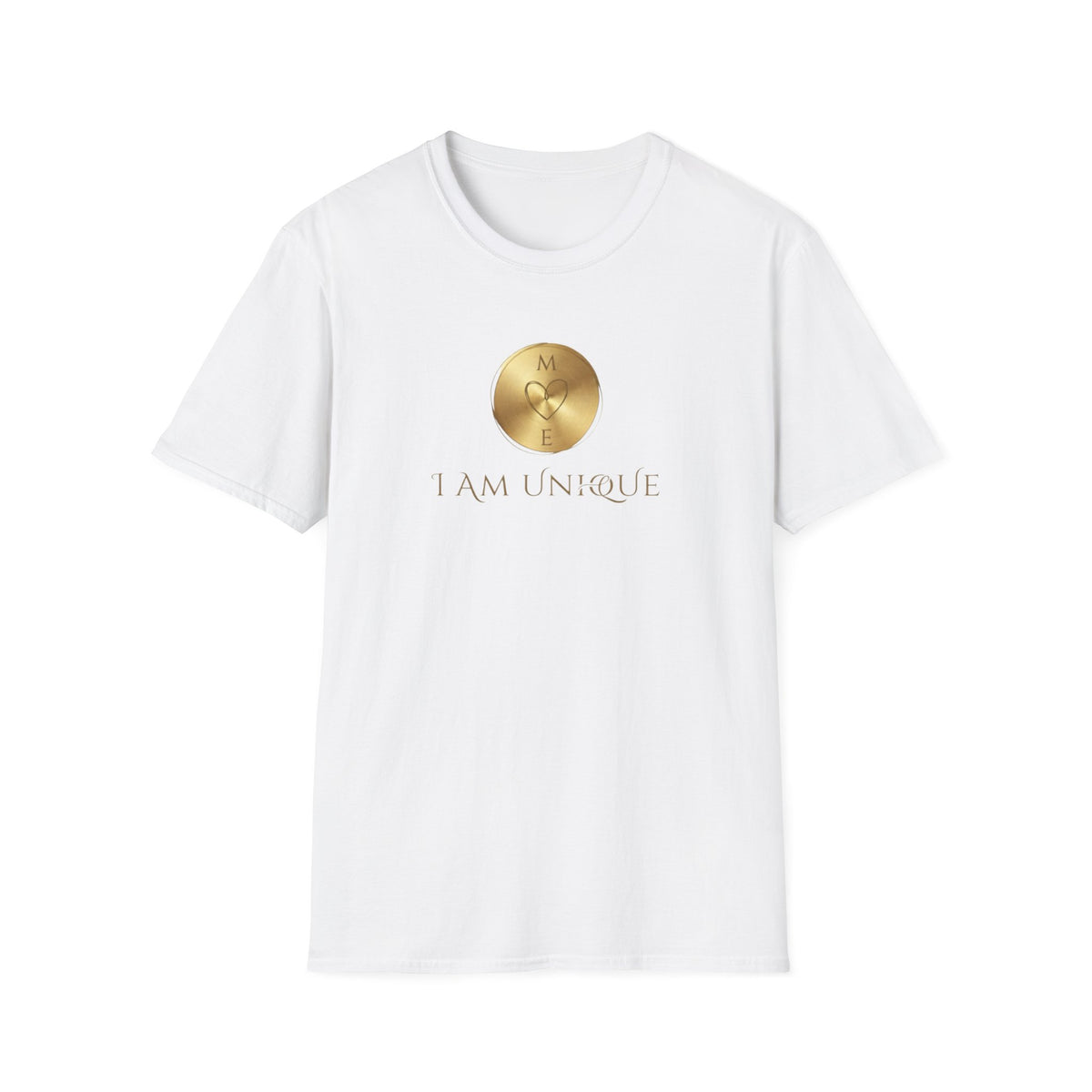 I Am Unique T-Shirt — Gold  (143 )