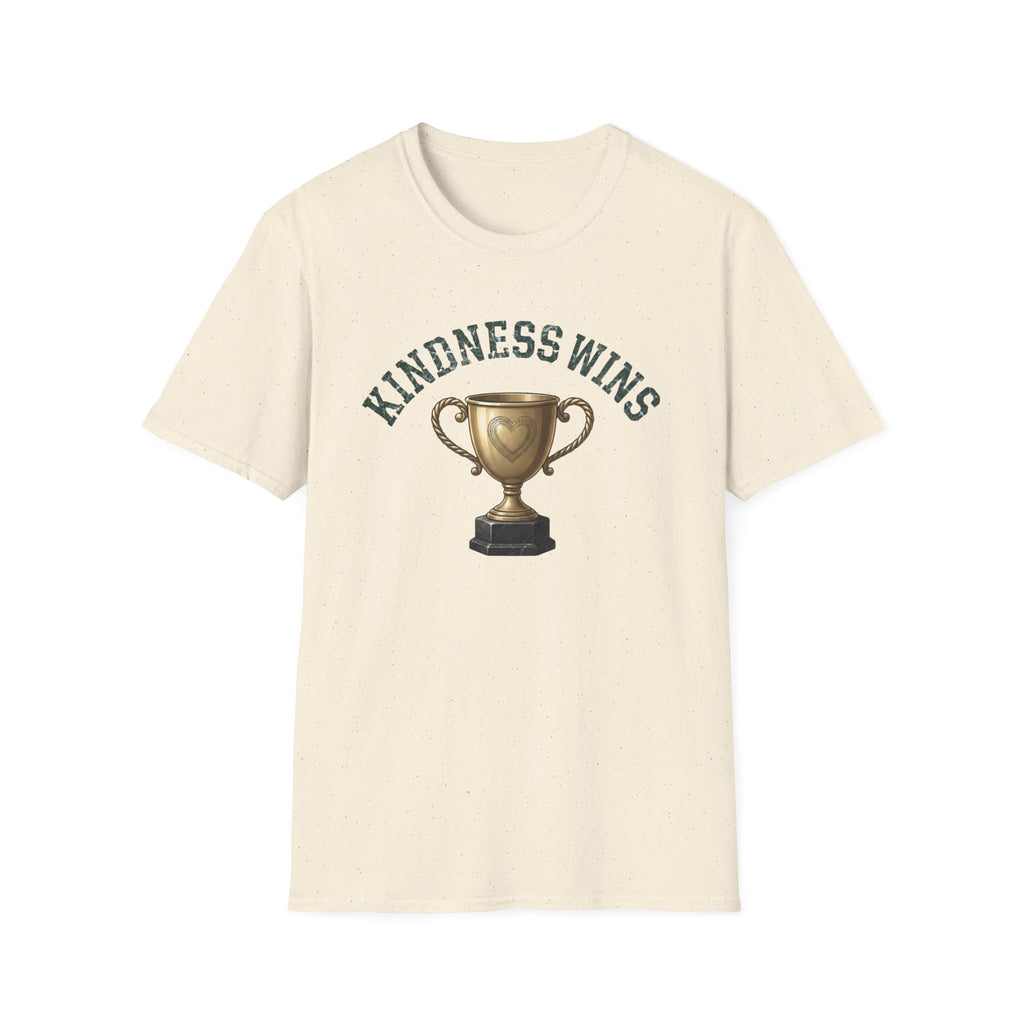 Kindness Wins T-Shirt — Gold Trophy (49)