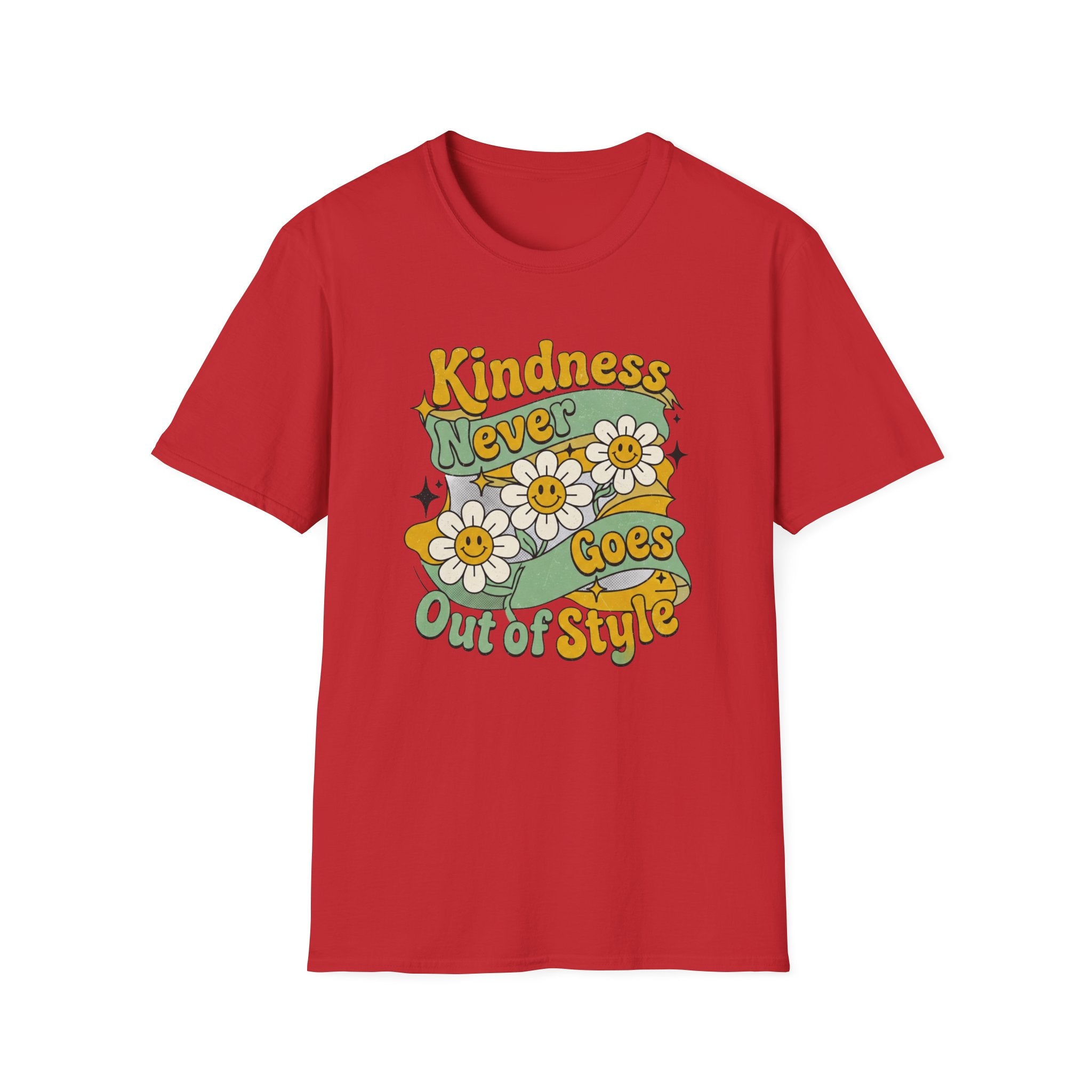 Kindness Never Goes Out Of Style T-Shirt — Stars & Flowers (56)