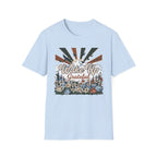 Wake Up Grateful T-Shirt — Birds Sun Mountain (86)