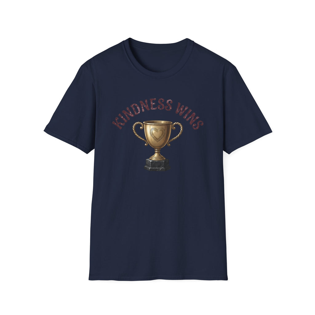 Kindness Wins T-Shirt — Gold Trophy (50)