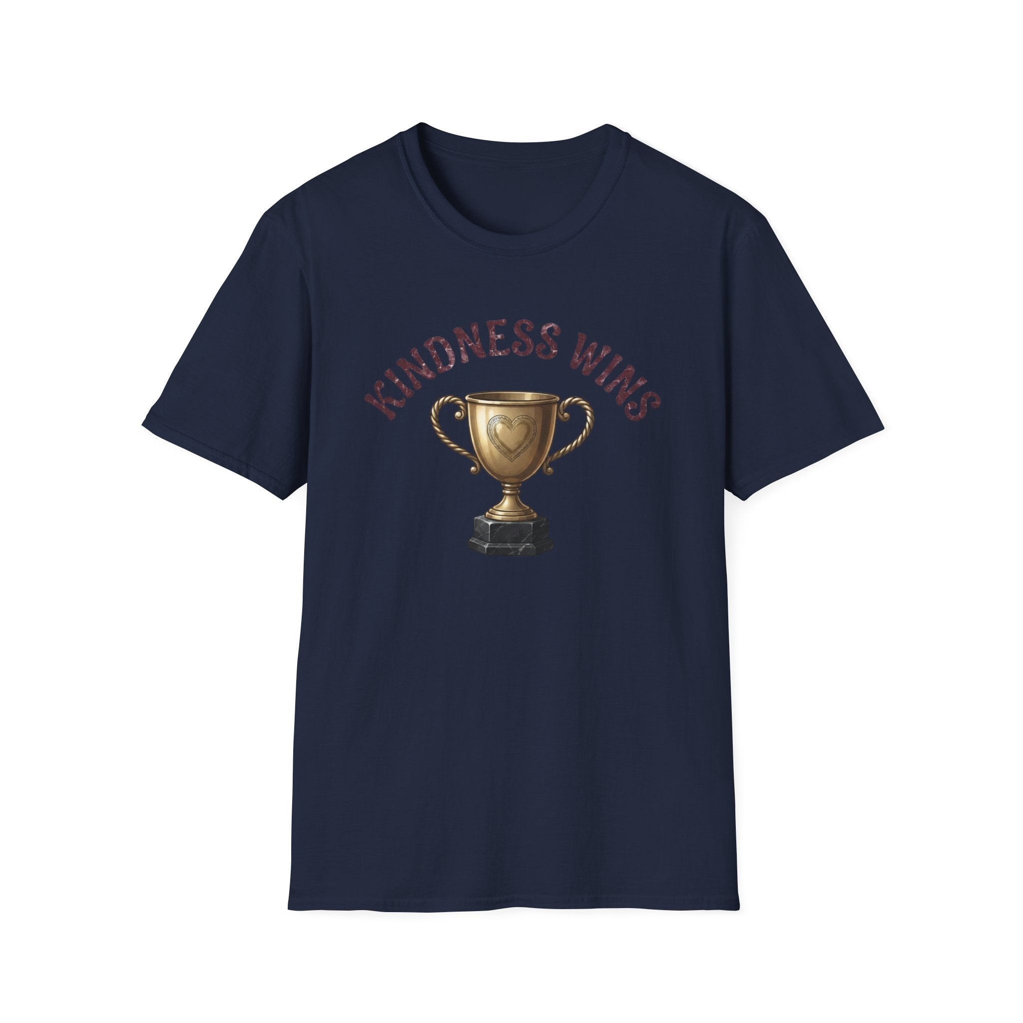 Kindness Wins T-Shirt — Gold Trophy (50)