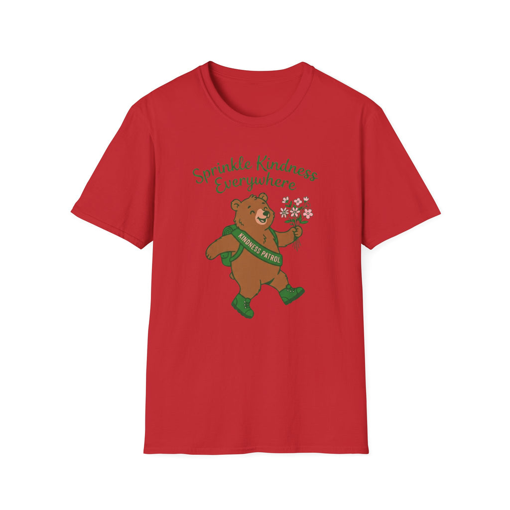 Sprinkle Kindness Everywhere T-Shirt — Bear & Flowers (54)