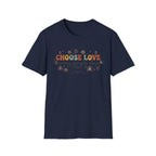 Choose Love Every Single Day T-Shirt — Flowers & Stars (23)