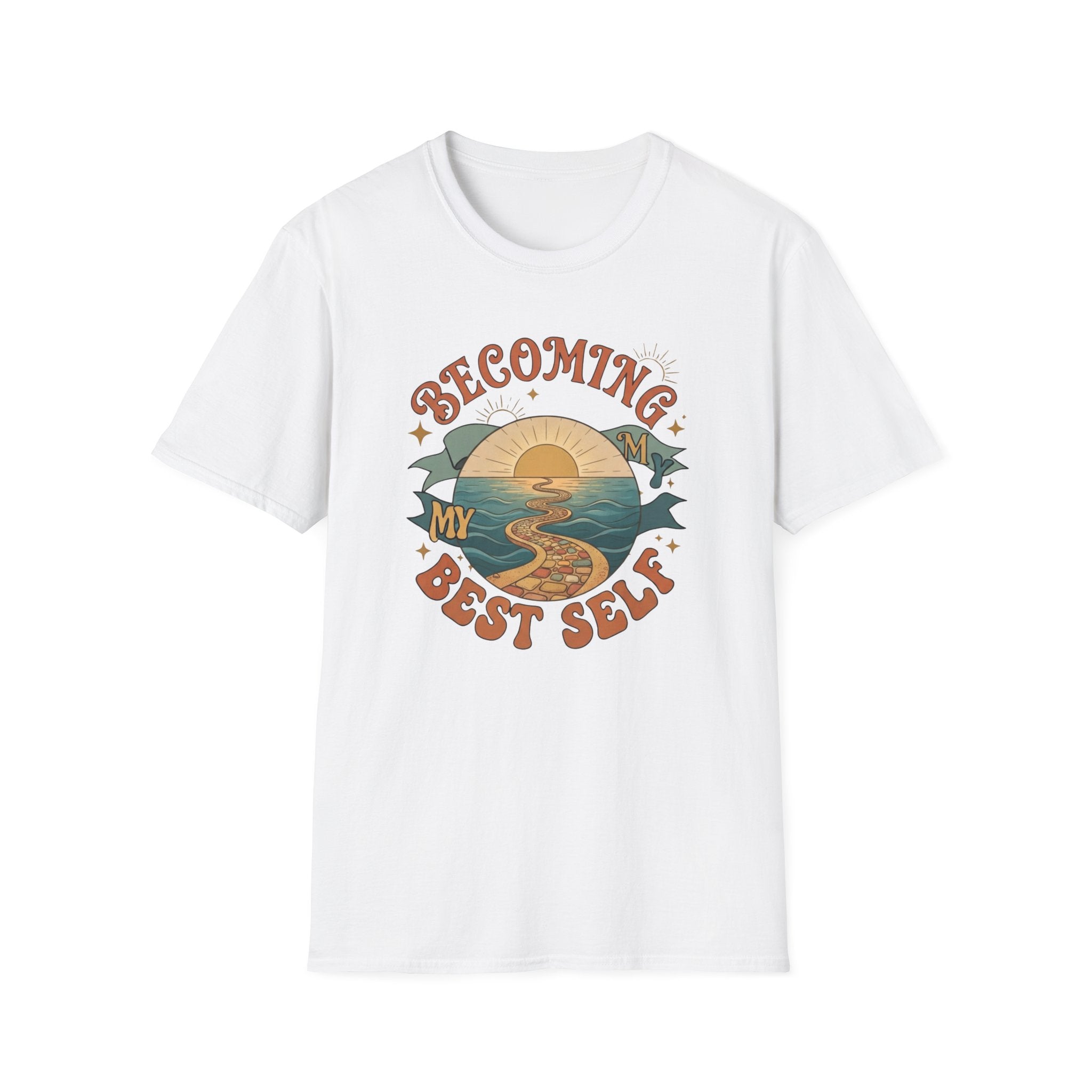 Becoming My Best Self T-Shirt — Sunrise Path (69)