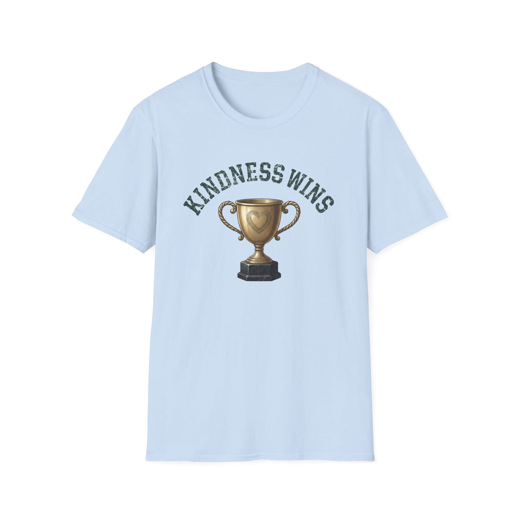 Kindness Wins T-Shirt — Gold Trophy (49)