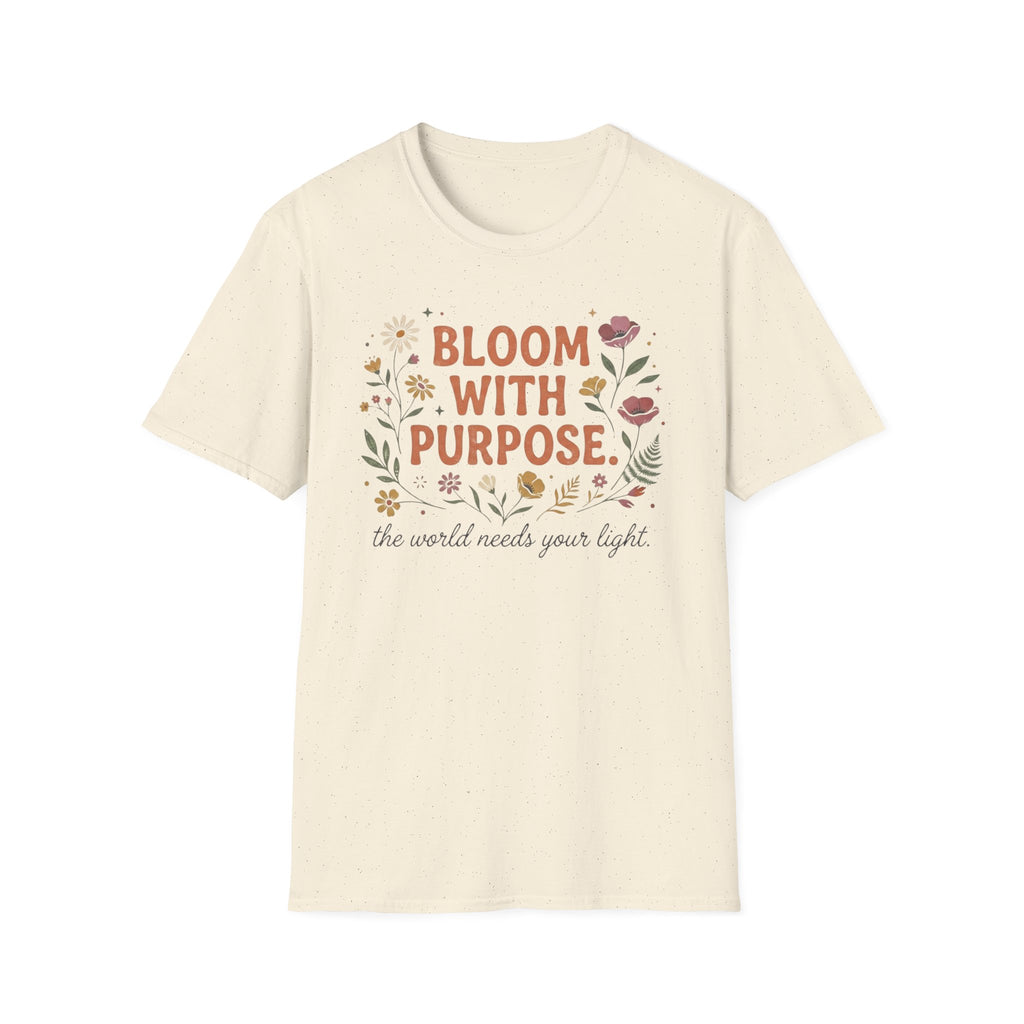 Bloom With Purpose T-Shirt — Flowers (37)