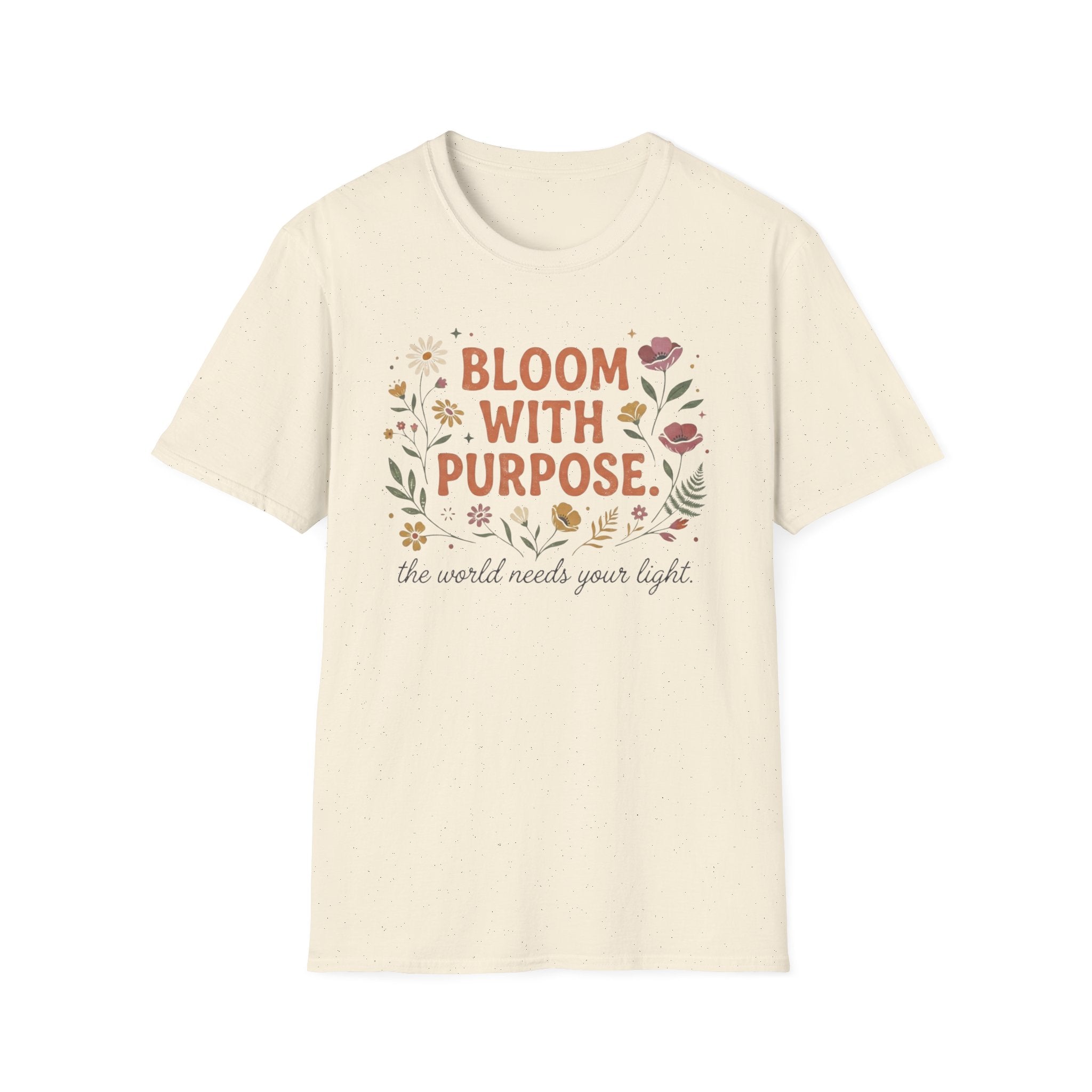 Bloom With Purpose T-Shirt — Flowers (37)