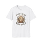 Find Your Own Path T-Shirt — Map of Path (75)