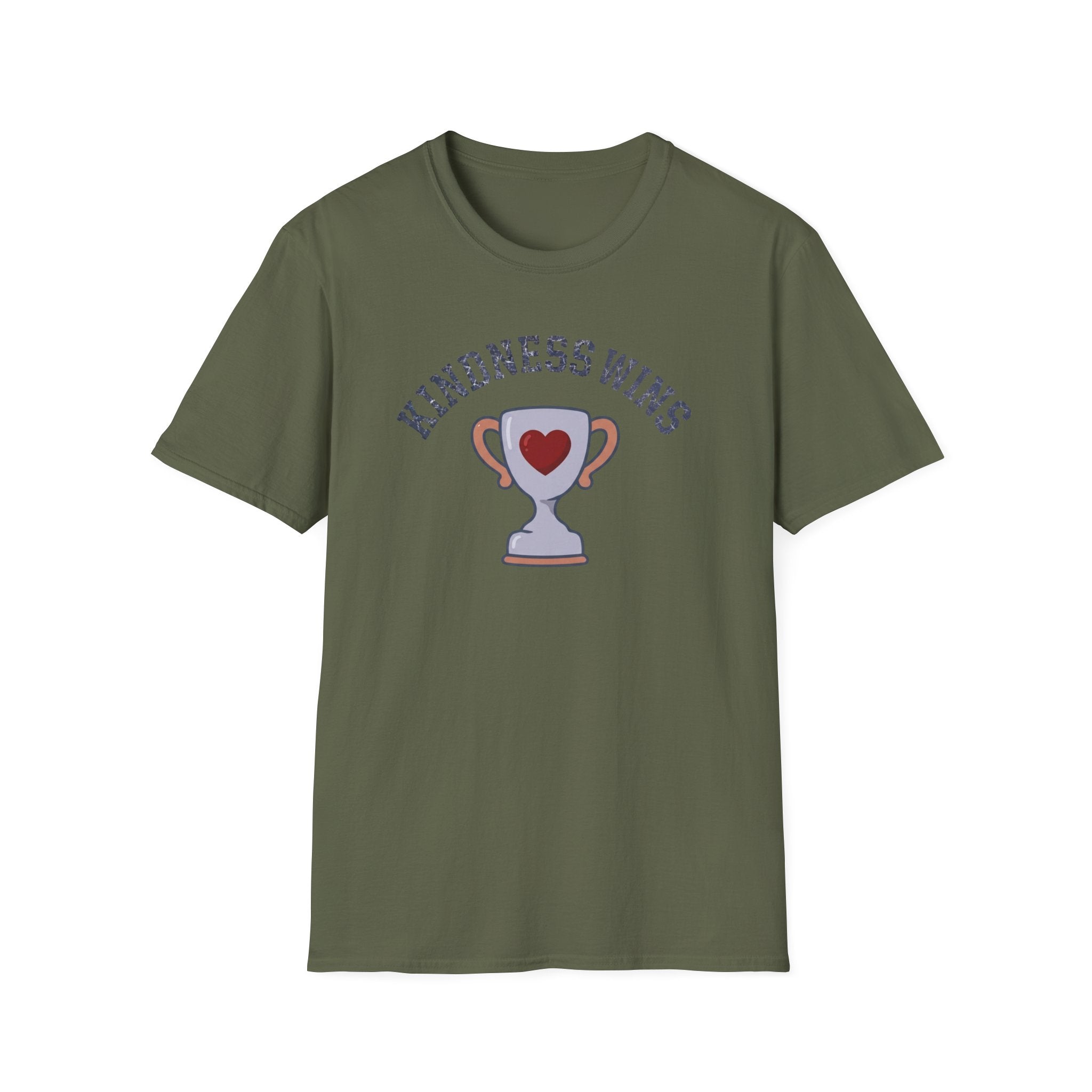 Kindness Wins T-Shirt — Trophy Heart (46)