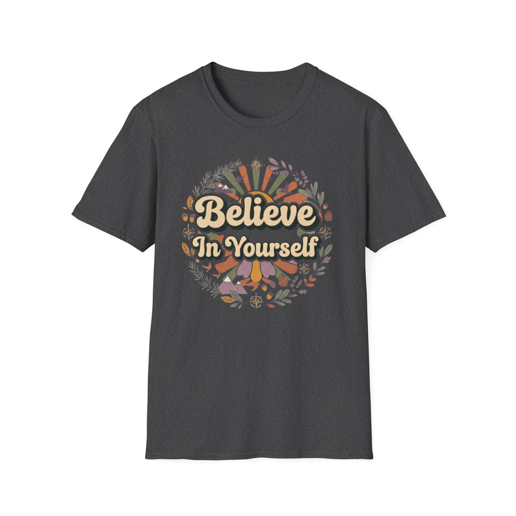 Believe In Yourself T-Shirt — Acorn Leaves (79)