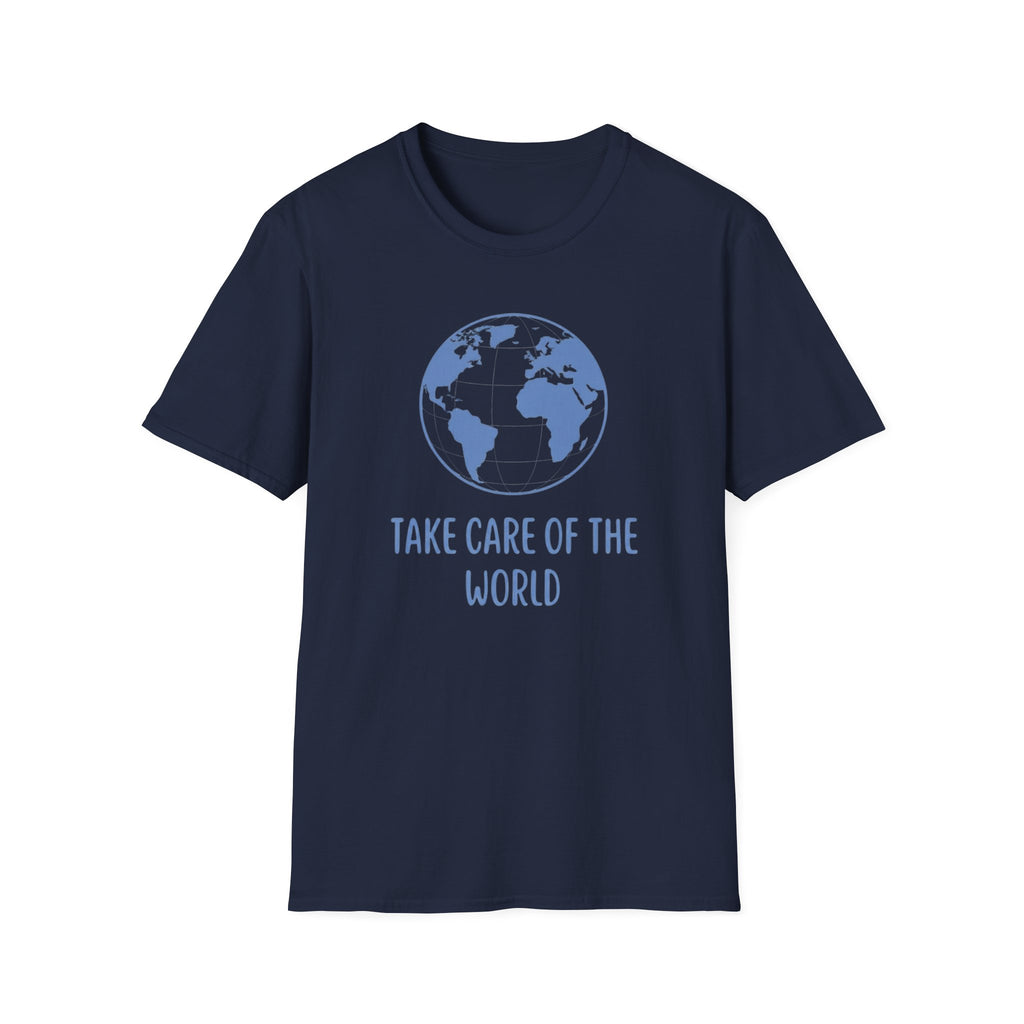 Take Care Of The World T-Shirt — Globe (134)