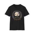 Begin Your Day With A Grateful Heart T-Shirt — Lavender Acorns (98)