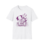 Be Kind To Animals T-Shirt — Dog & Cat (132)