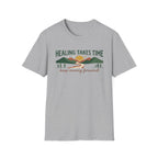 Healing Takes Time T-Shirt — Road Mountain & Sun (31)