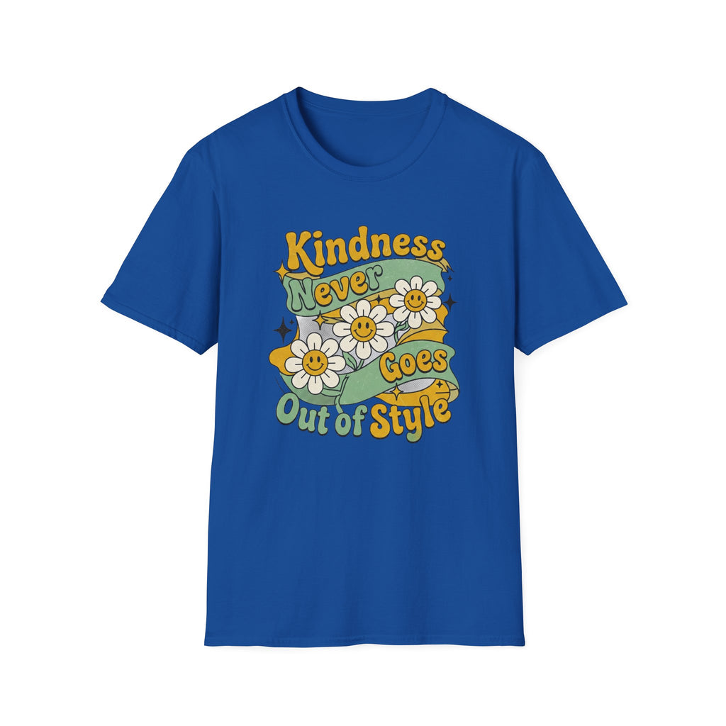 Kindness Never Goes Out Of Style T-Shirt — Stars & Flowers (56)