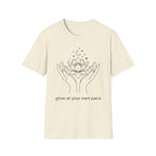 Grow At Your Own Pace T-Shirt — Hand Flower (6)