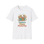 Capture Happy Memories T-Shirt — Camera Bird (90)
