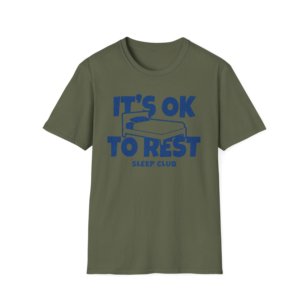 It's OK To Rest Sleep Club T-Shirt — Bed (122)