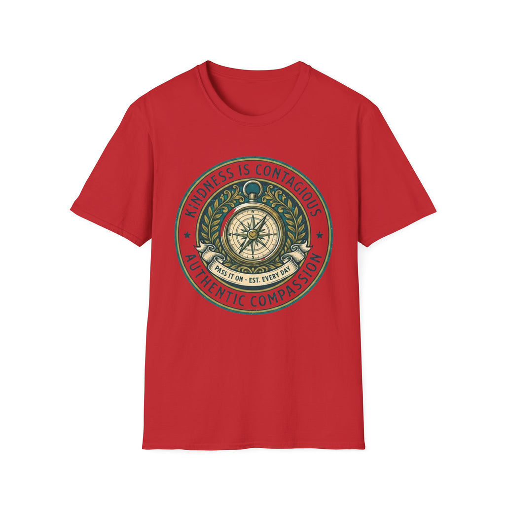 Kindness Is Contagious T-Shirt —Emblem & Compass (20)