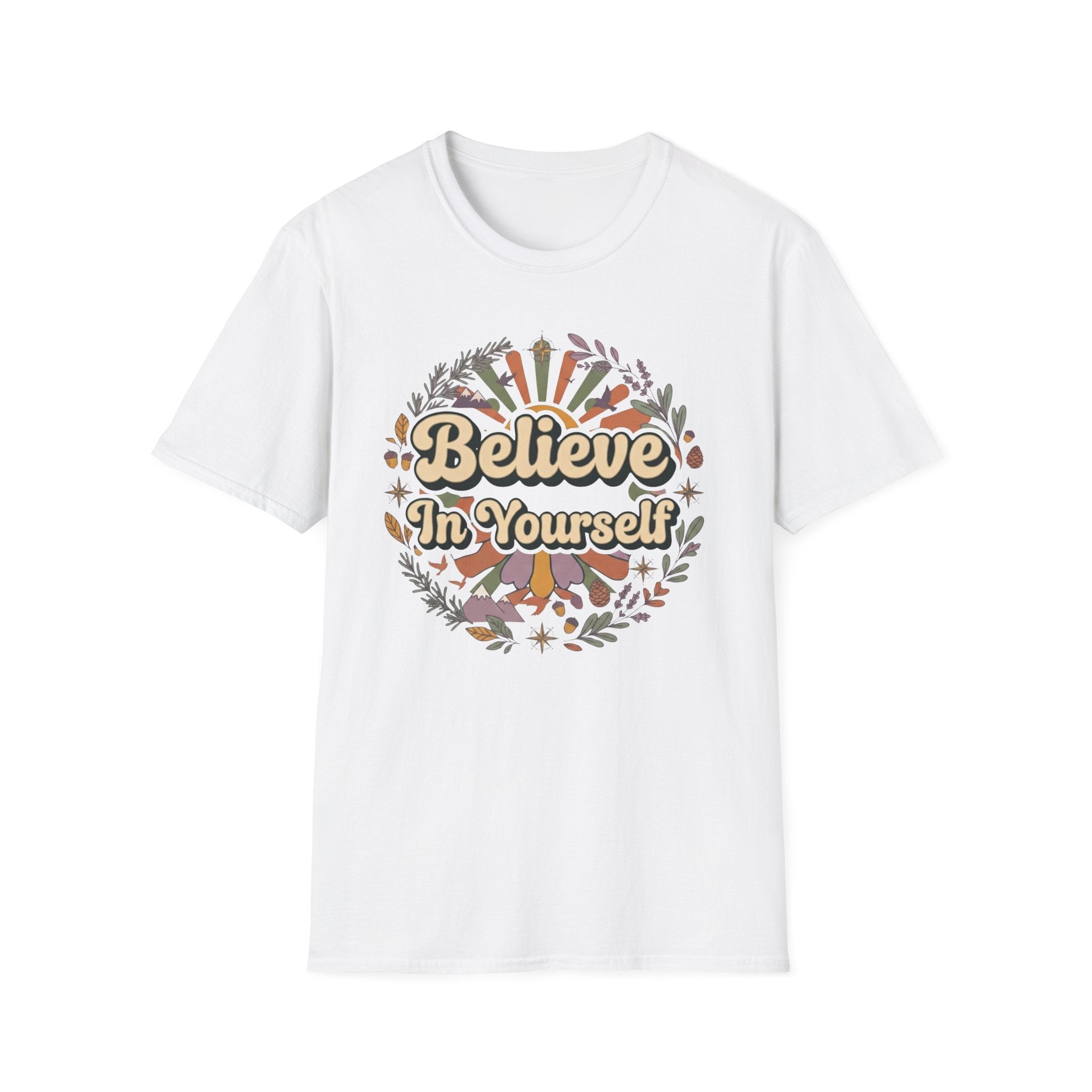 Believe In Yourself T-Shirt — Acorn Leaves (79)