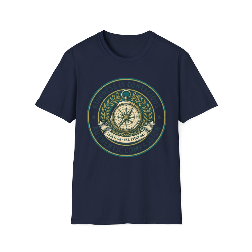 Kindness Is Contagious T-Shirt —Emblem & Compass (20)