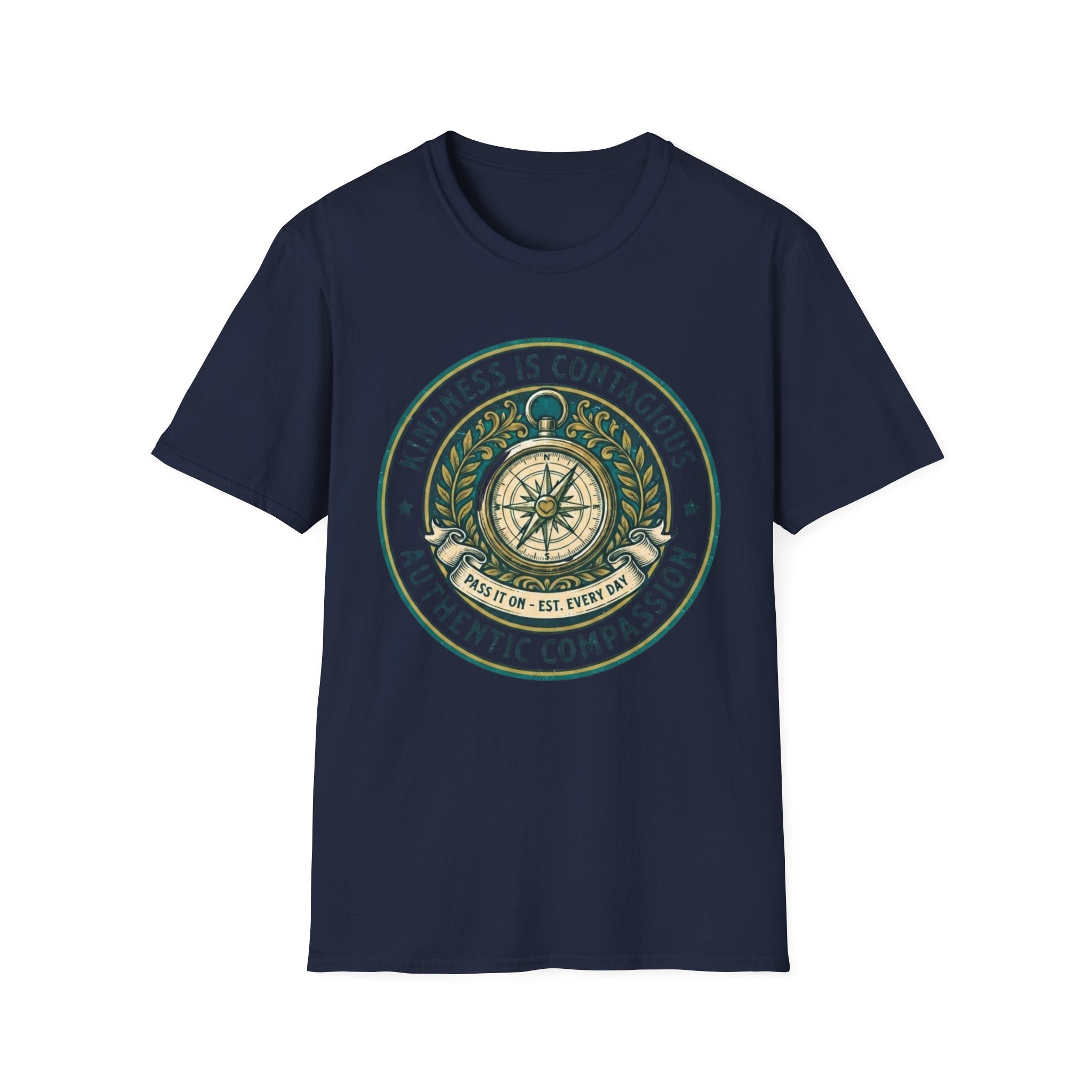 Kindness Is Contagious T-Shirt —Emblem & Compass (20)