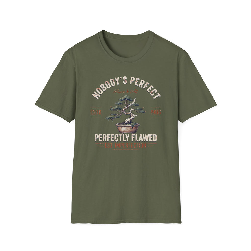 Nobody's Perfect T-Shirt — Broken Bonsai (124)